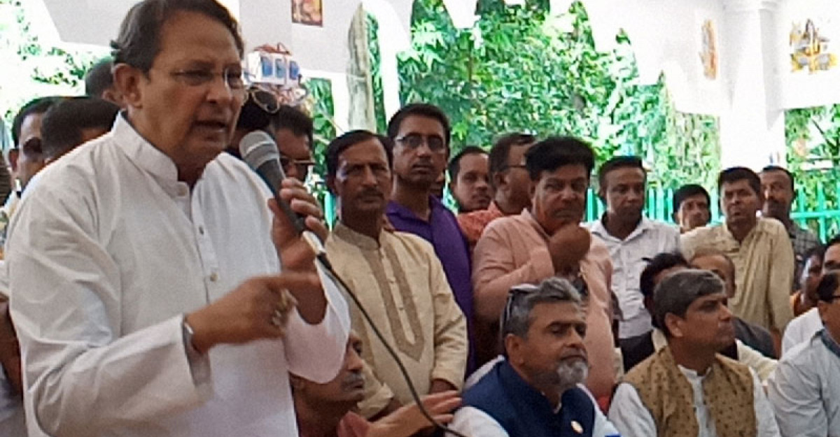 নড়াইলের ঘটনা রাষ্ট্রের জন্যে লজ্জার আখ্যা দিয়ে সংখ্যালঘু সুরক্ষা আইন তৈরির দাবি ইনুর