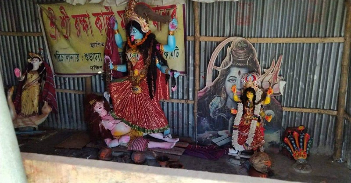 কেরানীগঞ্জে স্বেচ্ছাসেবক লীগ নেতার নেতৃত্বে মন্দিরে হামলা ও প্রতিমা ভাংচুর